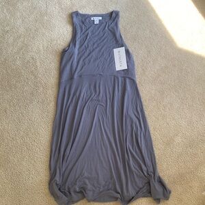 Santorini Thera dress coastlines blue medium tall nwt